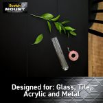 3M Double Sided Tape, Clear Mounting Tape, 1 Roll Adhesive Tape, 1 in x 450 in Wall Tape - Image 5
